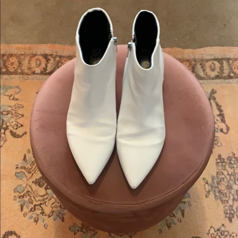 Sam Edleman Circus White Booties